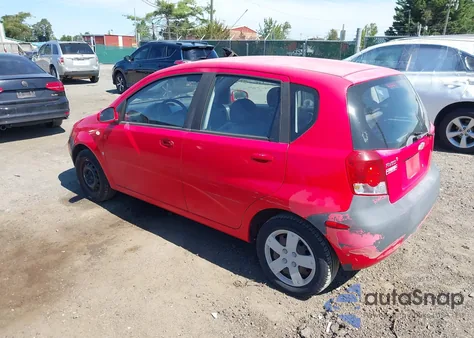 2008 Chevrolet Aveo 5 Ls z USA, uszkodzony, nr VIN KL1TD66618B067312